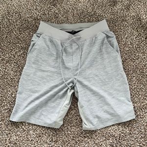 Lulu lemon grey shorts w/ built in underwear